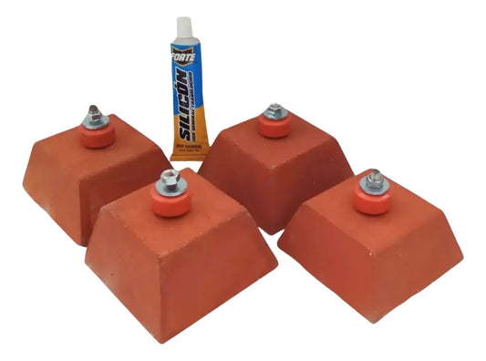 Soporte de Piso para Condensadora Bakron | Kit 4 Piezas