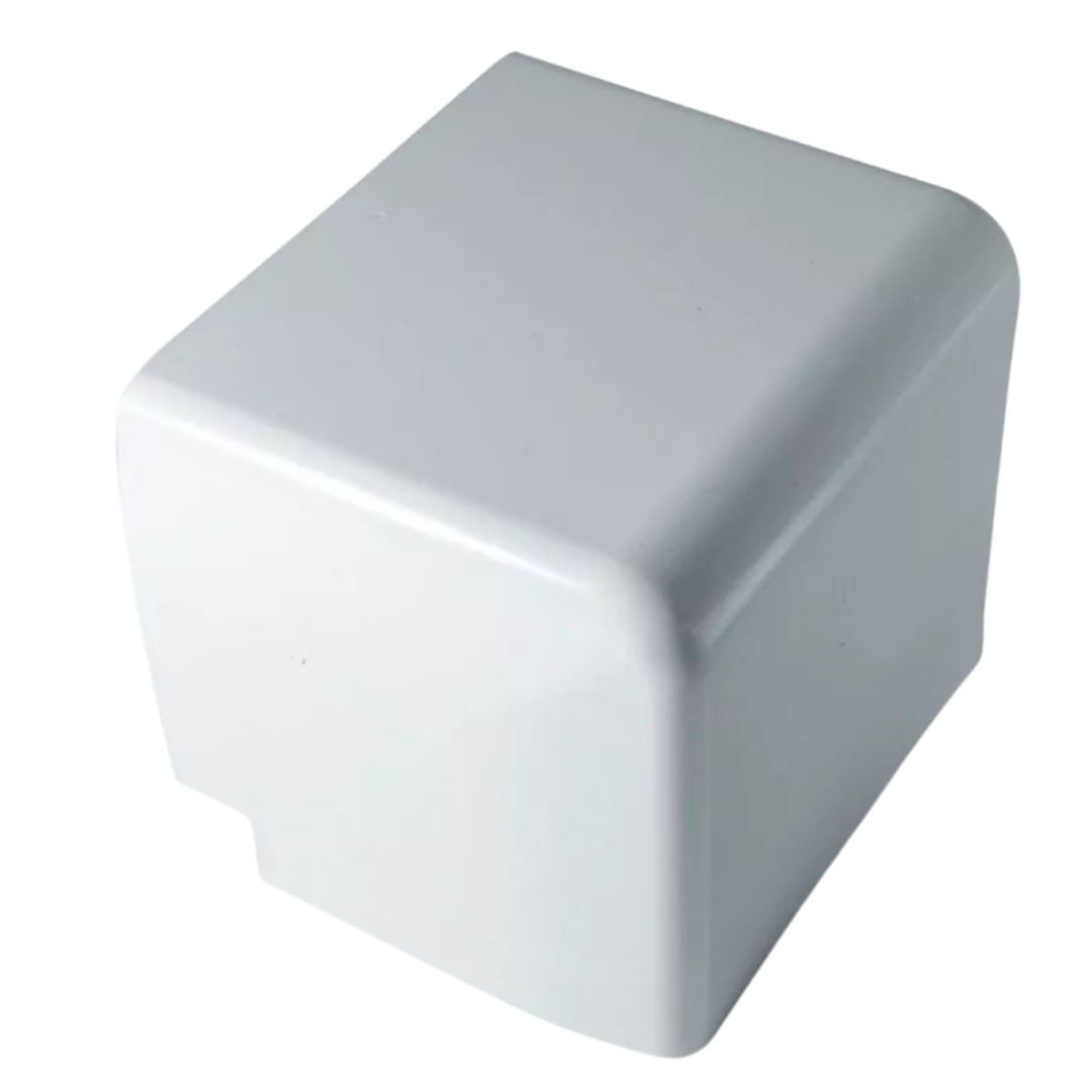 Codo Exterior para Canaleta OD110 con Protección UV