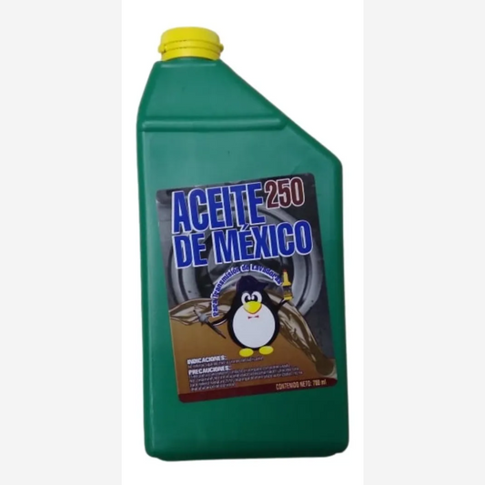 Aceite para Transmisión de Lavadora 250 SAE 700 mL | Aceite de México